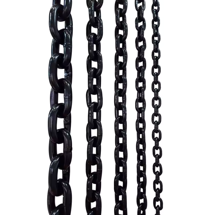 Гинж - EN818-2 G80, 2000кг, 8*24мм (Oil black chain)